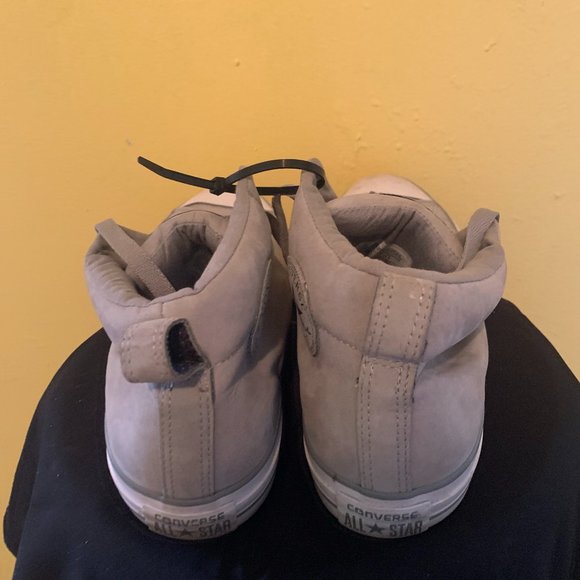 Converse All Star Gray Suede Sneakers - Picture 4 of 6